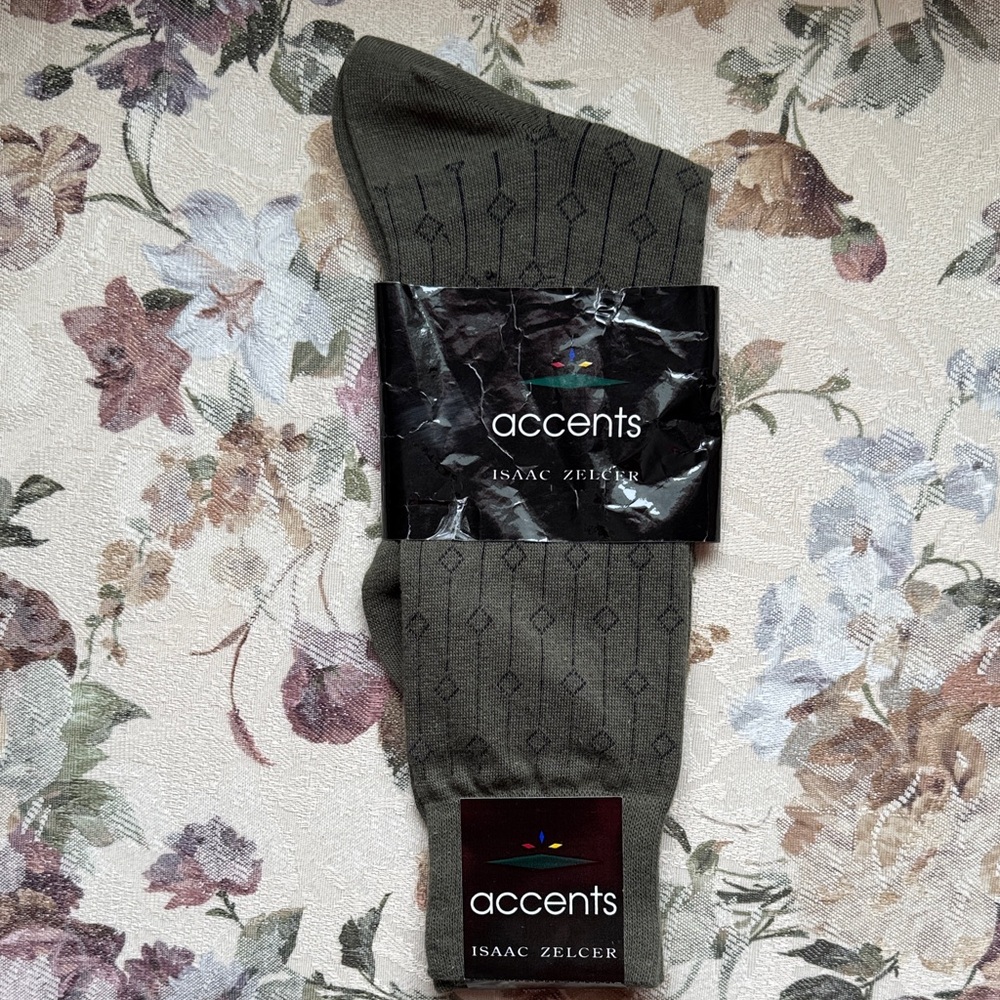 Olive Green Men’s Dress Socks